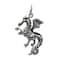 12 Pack: Charmalong™ Silver Plated Dragon Charm by Bead Landing™